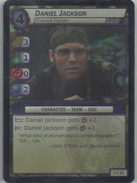 Daniel Jackson, Trained Fighter - Foil